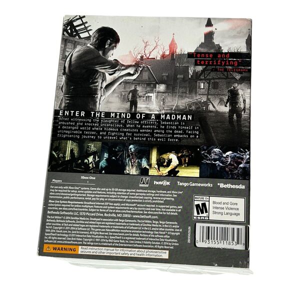 The Evil Within (Xbox One, 2014) w/ Slipcover Sleeve - Picture 4 of 5